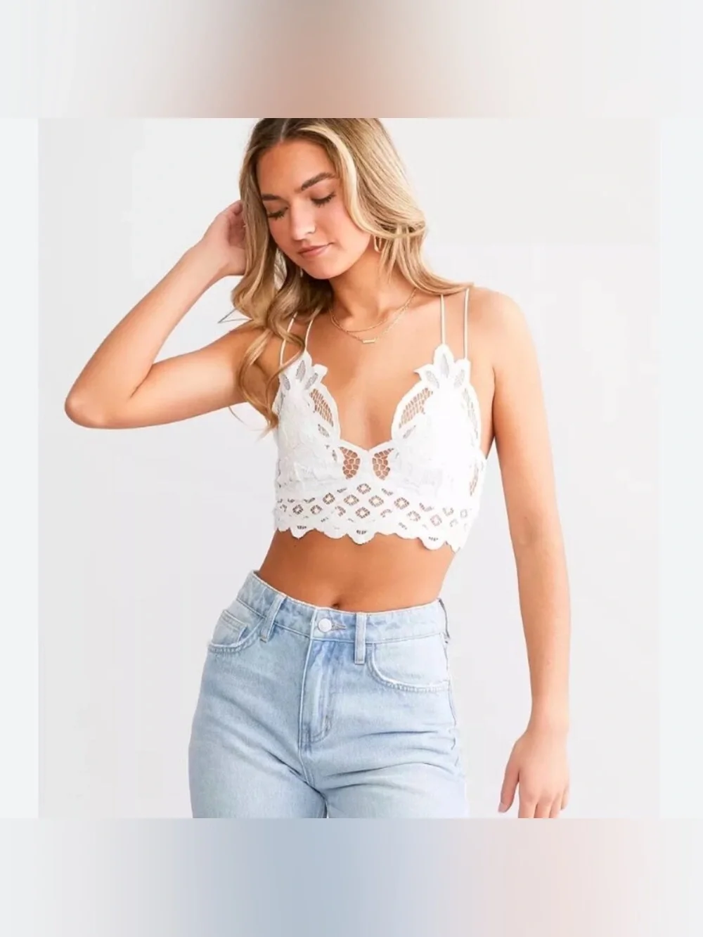 Free People Intimately FP Adella Longline Bralette - Picture 6 of 8